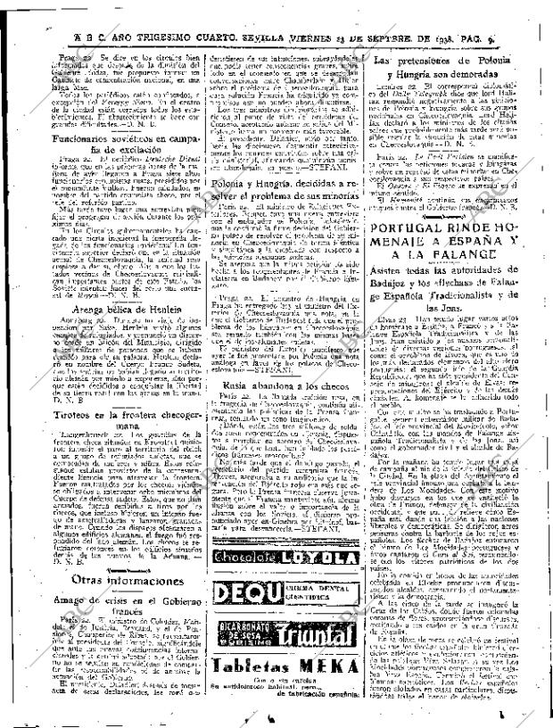 ABC SEVILLA 23-09-1938 página 9