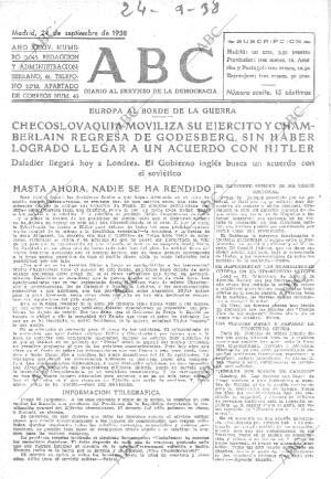 ABC MADRID 24-09-1938 página 1