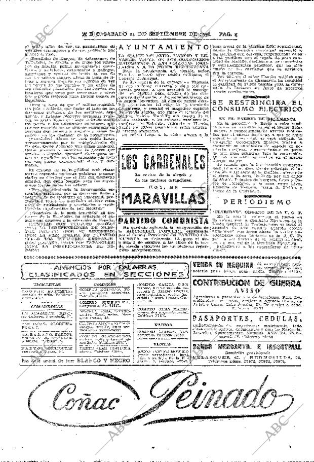 ABC MADRID 24-09-1938 página 4