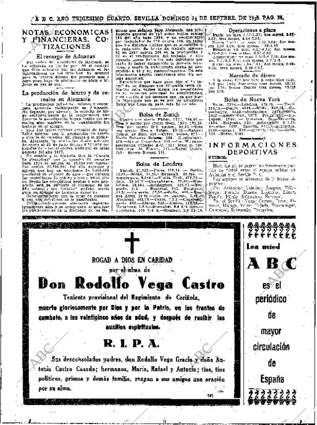 ABC SEVILLA 25-09-1938 página 16