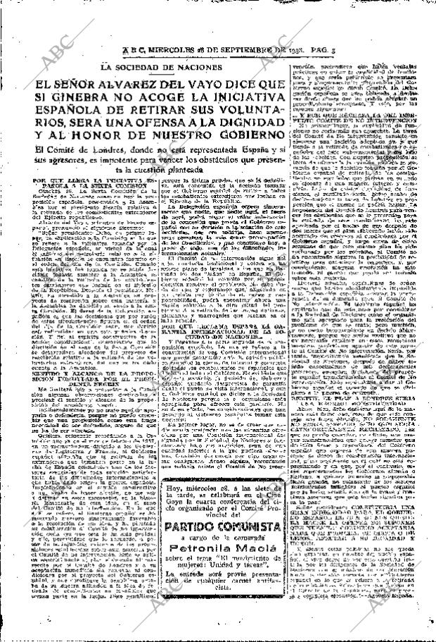 ABC MADRID 28-09-1938 página 3