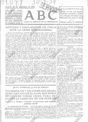 ABC MADRID 30-09-1938 página 1