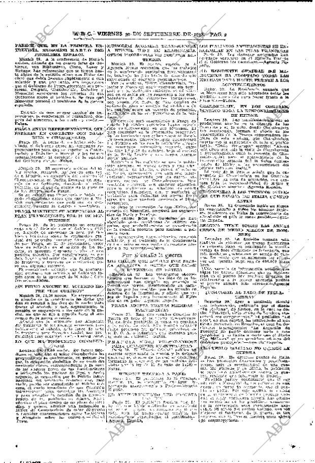 ABC MADRID 30-09-1938 página 2