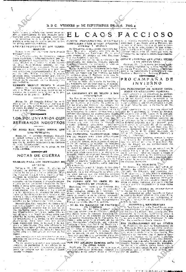 ABC MADRID 30-09-1938 página 4