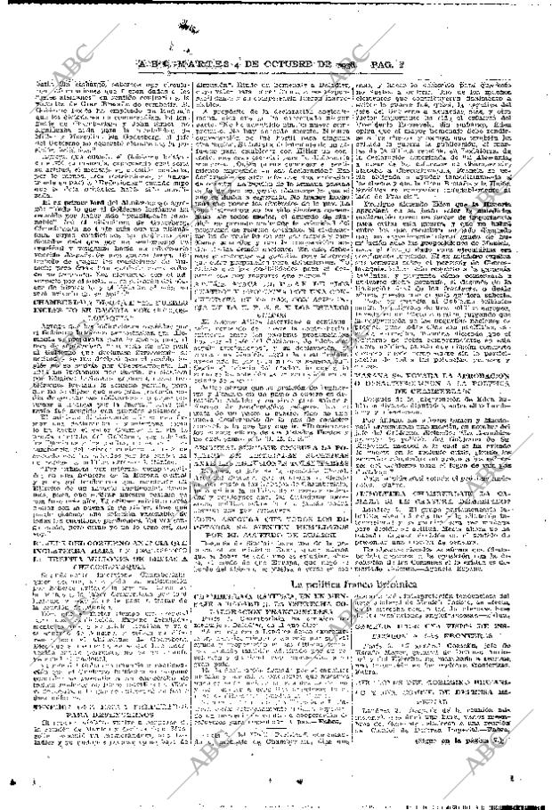 ABC MADRID 04-10-1938 página 2