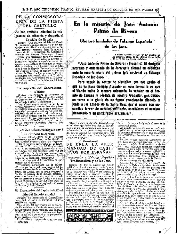 ABC SEVILLA 04-10-1938 página 15