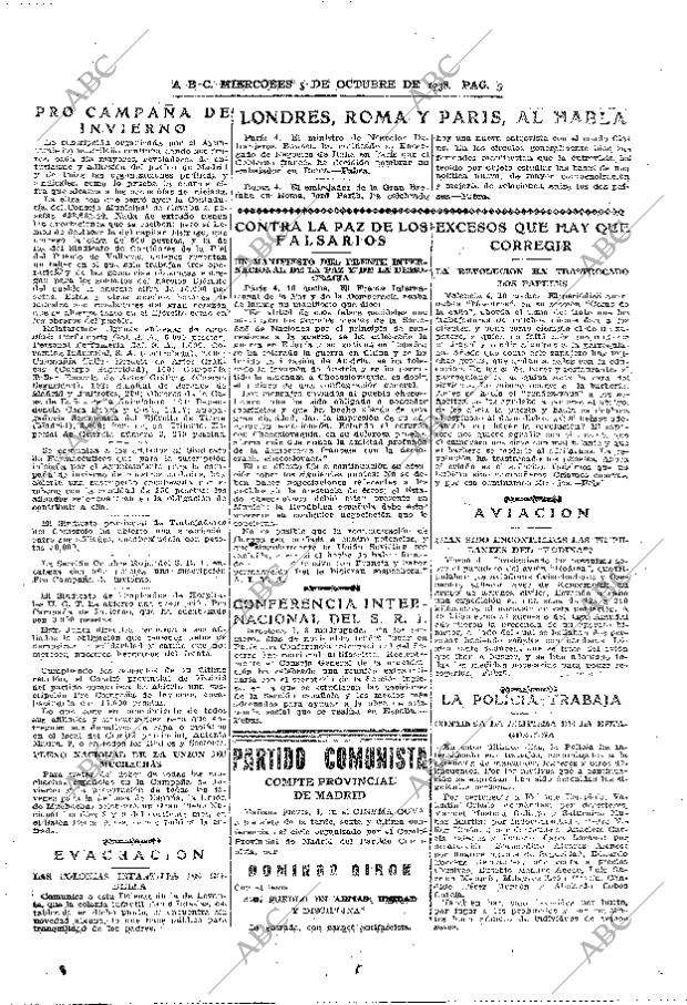 ABC MADRID 05-10-1938 página 5