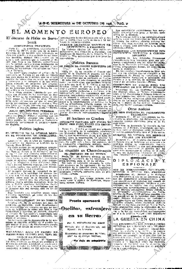 ABC MADRID 12-10-1938 página 2