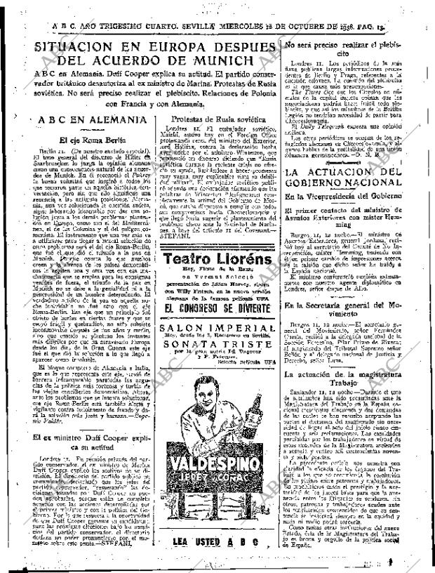 ABC SEVILLA 12-10-1938 página 13