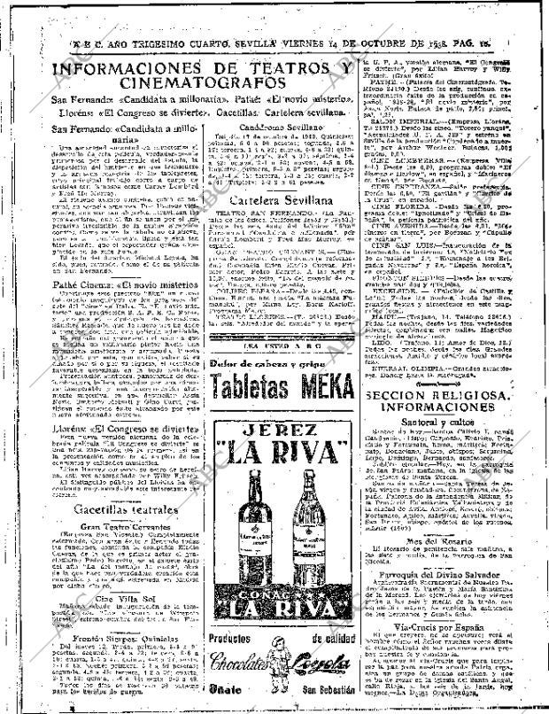 ABC SEVILLA 14-10-1938 página 16