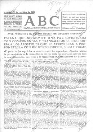 ABC MADRID 15-10-1938 página 1