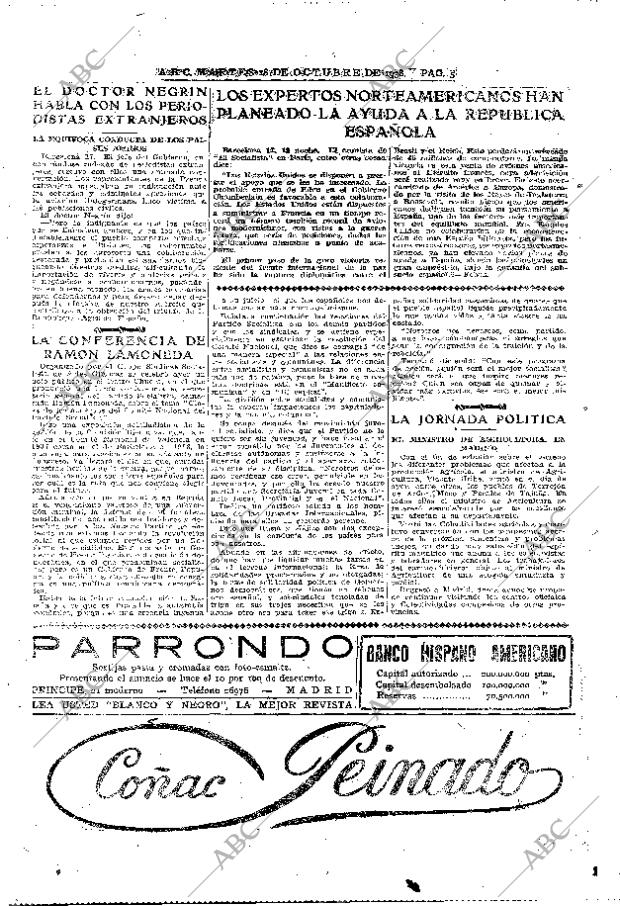 ABC MADRID 18-10-1938 página 5