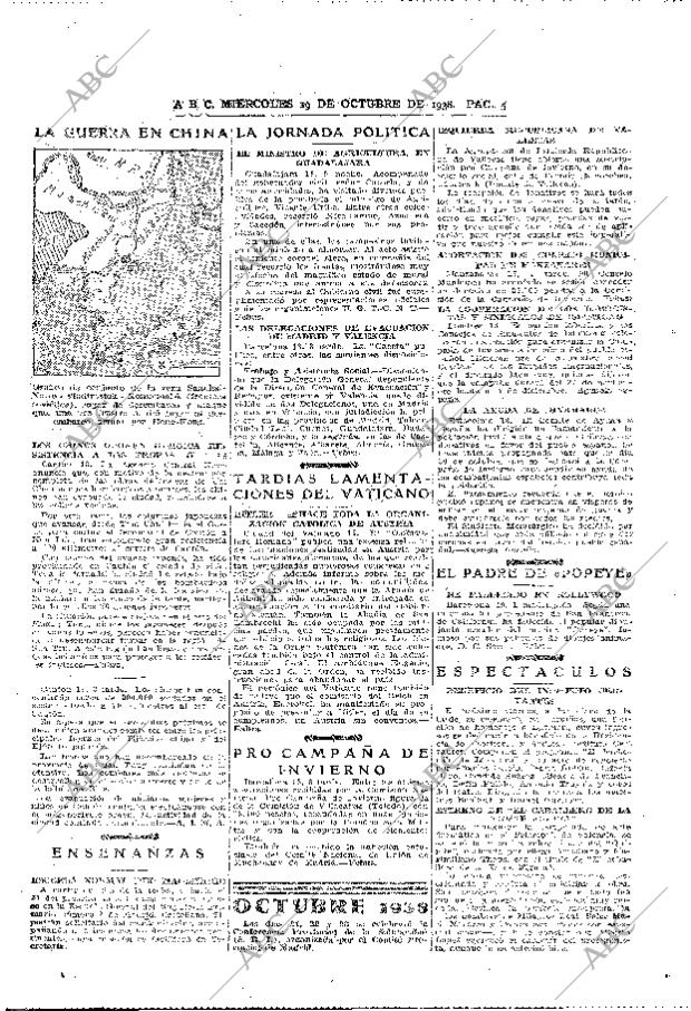 ABC MADRID 19-10-1938 página 5