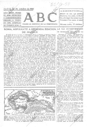 ABC MADRID 22-10-1938 página 1