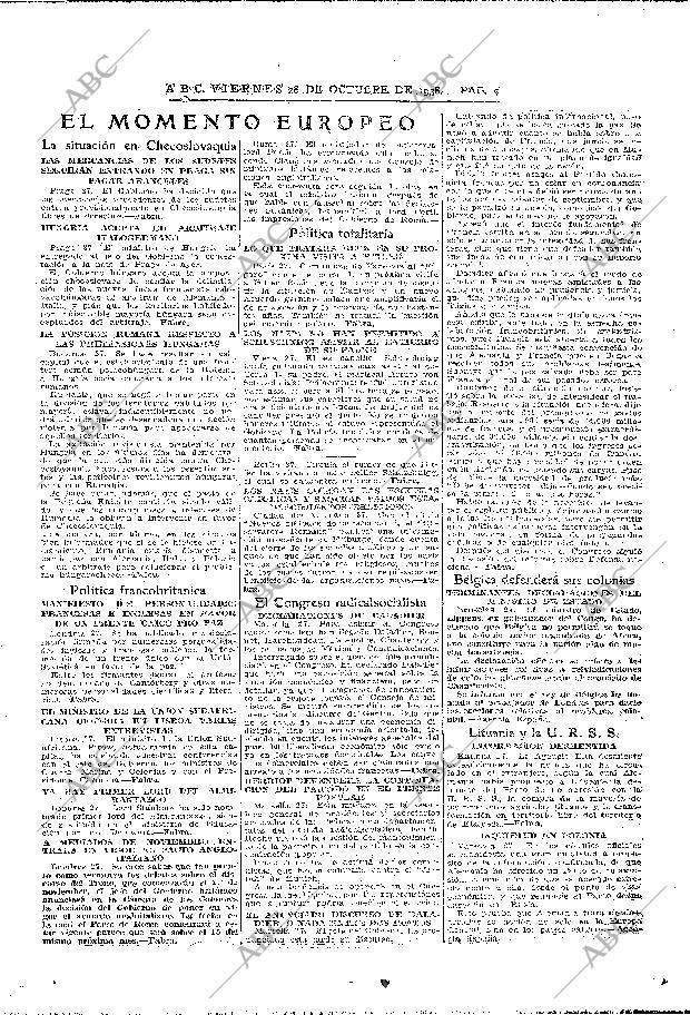 ABC MADRID 28-10-1938 página 2