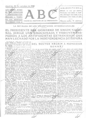 ABC MADRID 30-10-1938 página 1