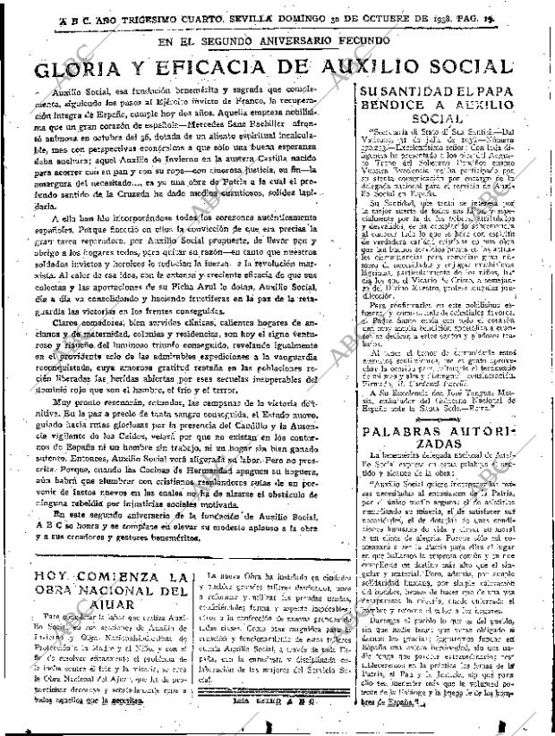 ABC SEVILLA 30-10-1938 página 19