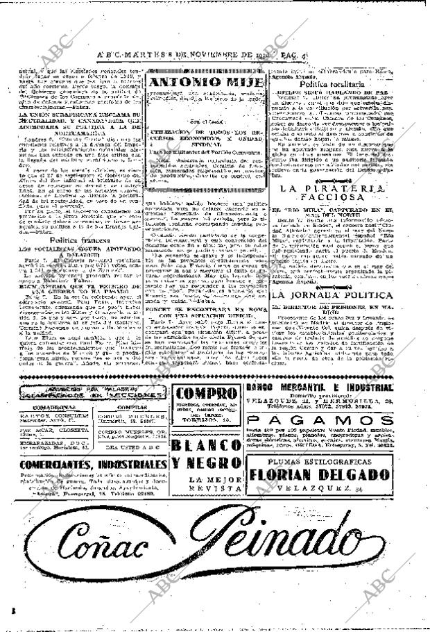 ABC MADRID 08-11-1938 página 4