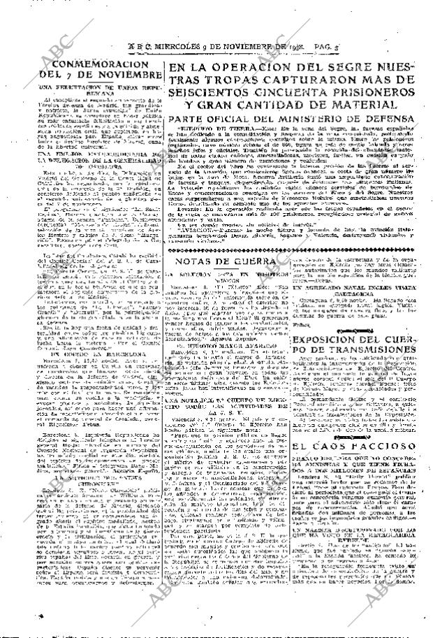 ABC MADRID 09-11-1938 página 3