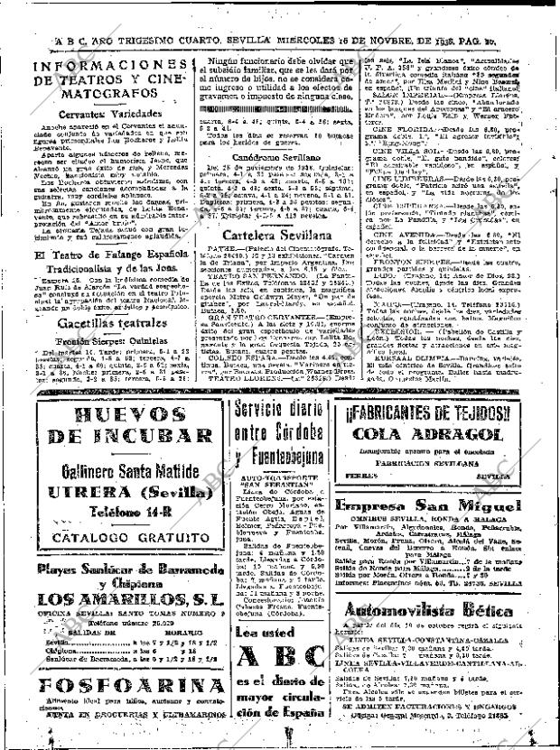 ABC SEVILLA 16-11-1938 página 20