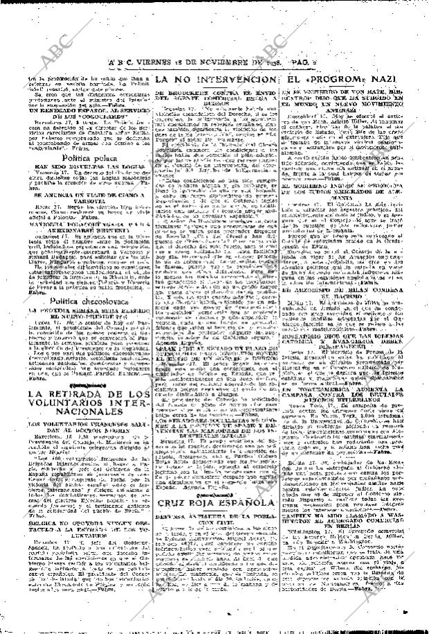 ABC MADRID 18-11-1938 página 2