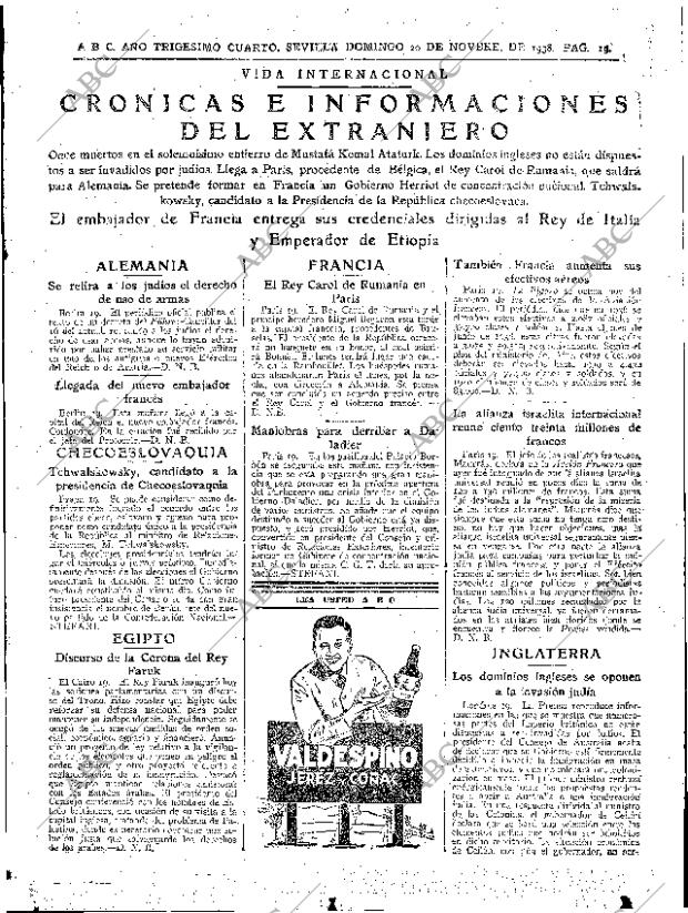 ABC SEVILLA 20-11-1938 página 19