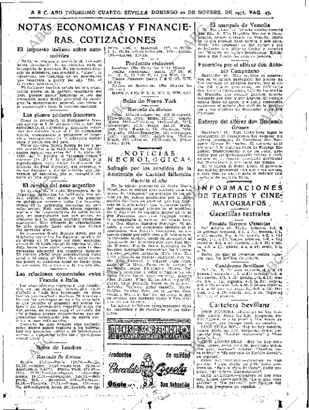 ABC SEVILLA 20-11-1938 página 27