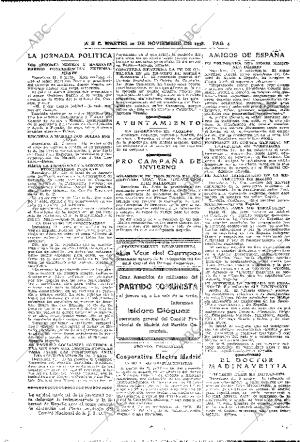 ABC MADRID 22-11-1938 página 4