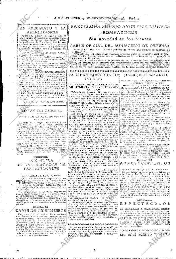 ABC MADRID 25-11-1938 página 3