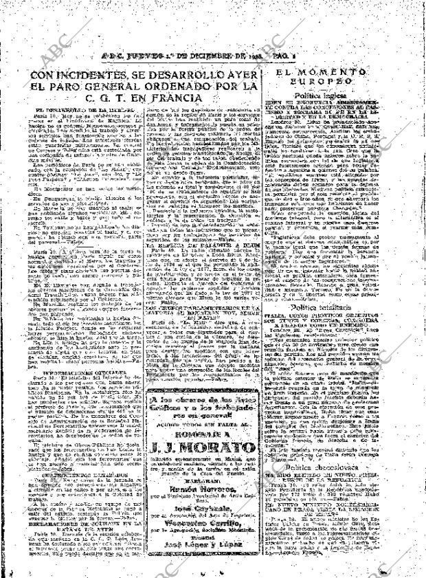 ABC MADRID 01-12-1938 página 2