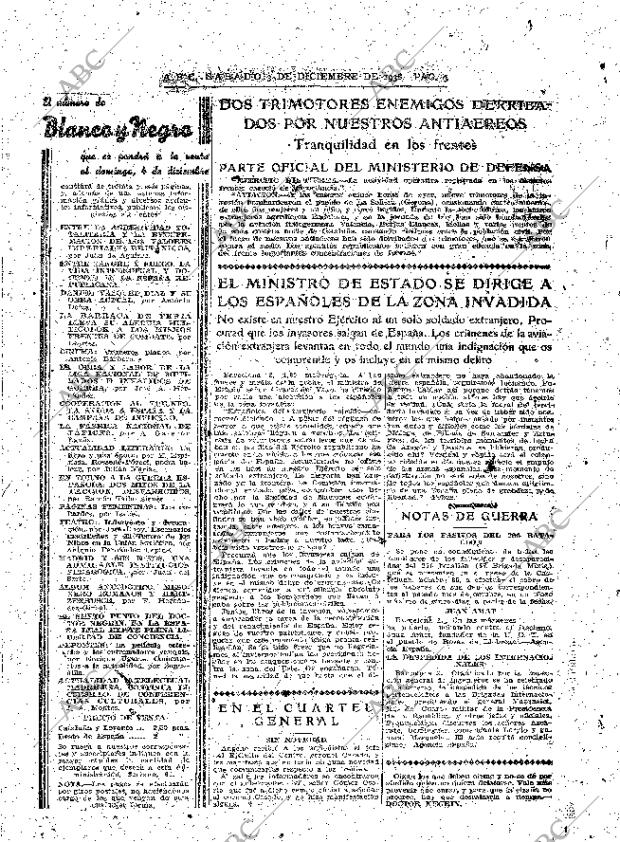 ABC MADRID 03-12-1938 página 3