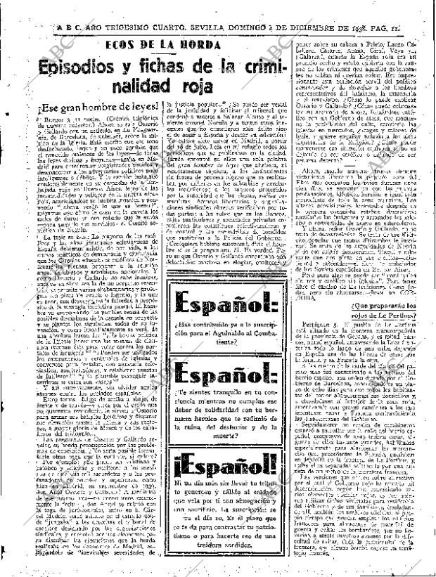 ABC SEVILLA 04-12-1938 página 11