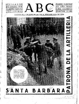 ABC SEVILLA 06-12-1938 página 1
