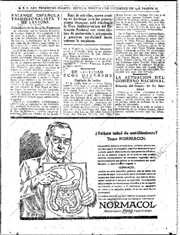 ABC SEVILLA 06-12-1938 página 14