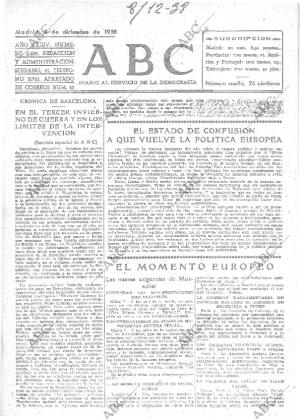 ABC MADRID 08-12-1938 página 1