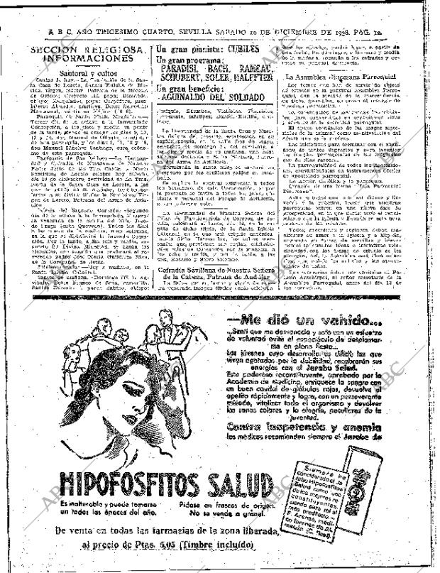 ABC SEVILLA 10-12-1938 página 12