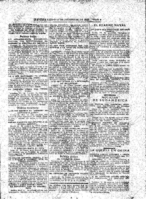 ABC MADRID 17-12-1938 página 2