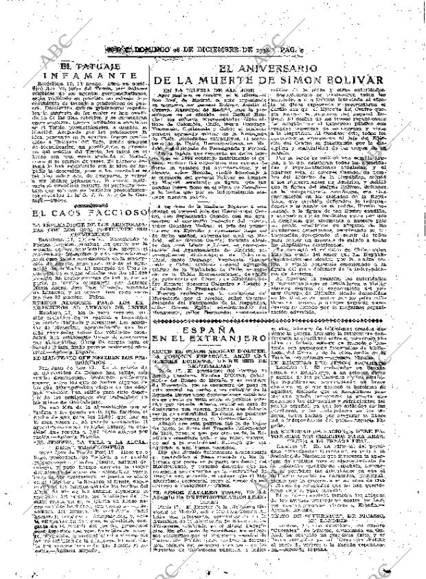 ABC MADRID 18-12-1938 página 4