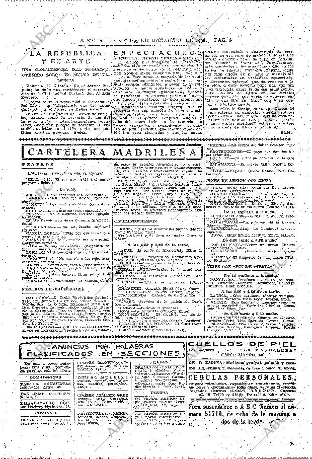 ABC MADRID 23-12-1938 página 6