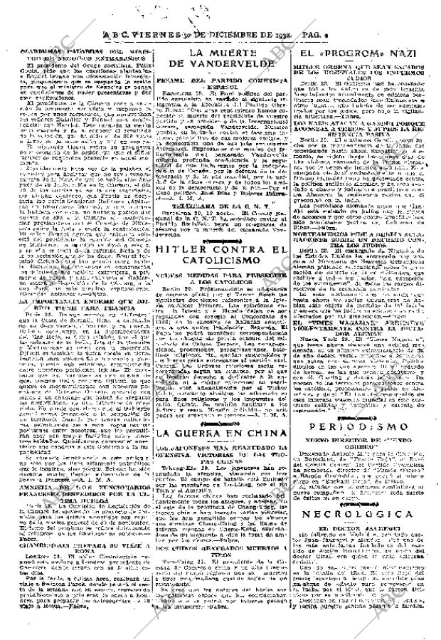 ABC MADRID 30-12-1938 página 2