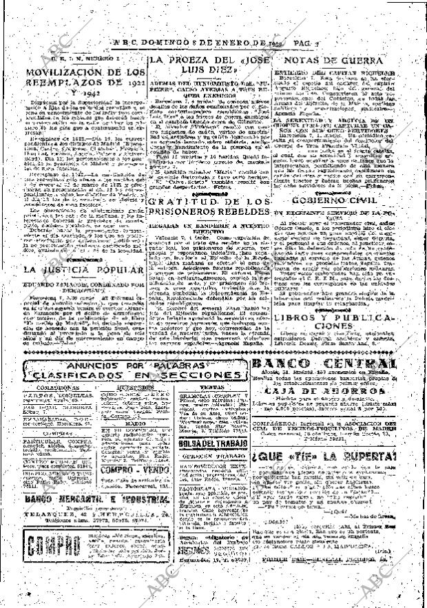 ABC MADRID 08-01-1939 página 3