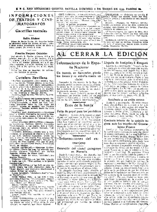 ABC SEVILLA 08-01-1939 página 20