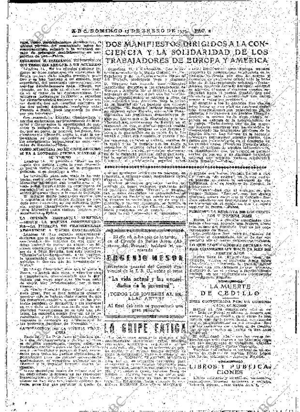 ABC MADRID 15-01-1939 página 2