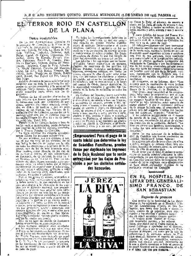 ABC SEVILLA 18-01-1939 página 15
