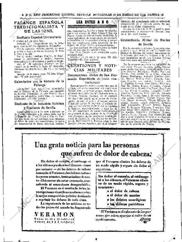 ABC SEVILLA 18-01-1939 página 18