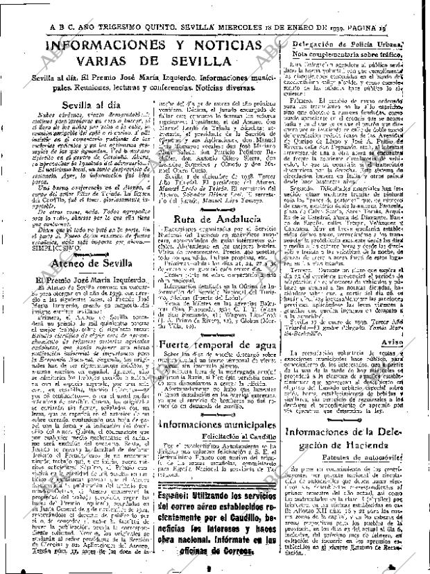 ABC SEVILLA 18-01-1939 página 19