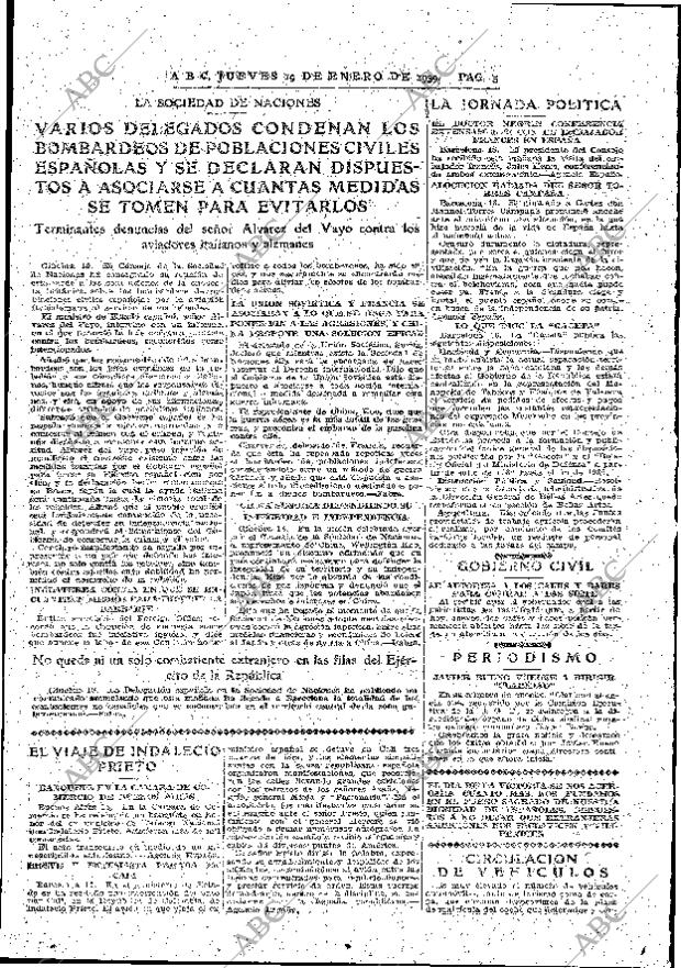 ABC MADRID 19-01-1939 página 5