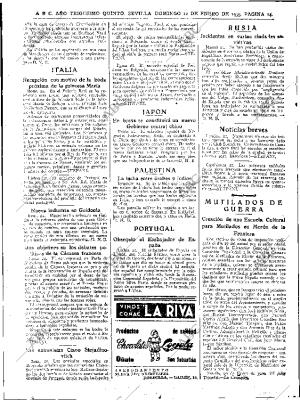 ABC SEVILLA 22-01-1939 página 14