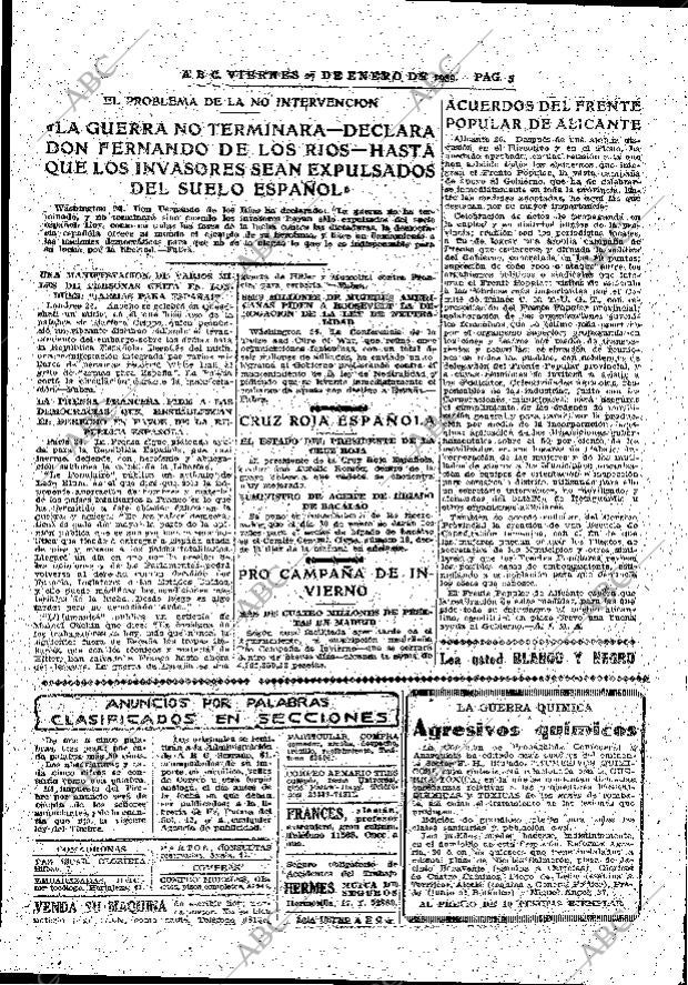 ABC MADRID 27-01-1939 página 5