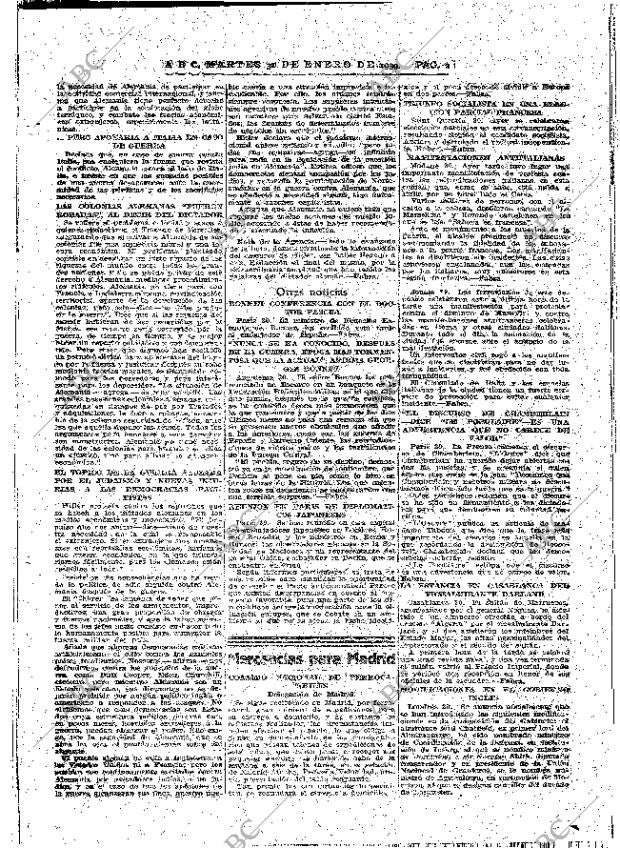 ABC MADRID 31-01-1939 página 2